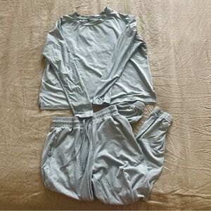 Girlfriend collective reset long sleeve and joggers, XS